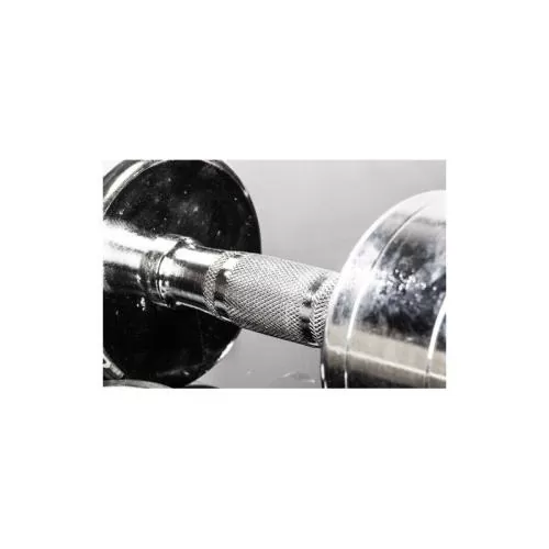 Gymstick Pro Chrome Dumbbell Single - 8.0 kg, chrom