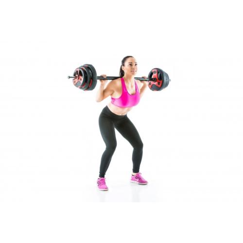 Preview: Gymstick Kunststoff Grip Pump Set - 20 kg, - schwarz