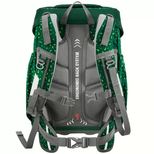 Step by Step Basis Schulranzen-Set "Green Graphics" 4-teilig