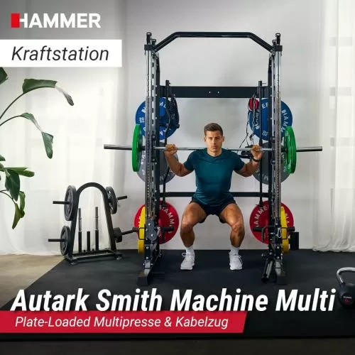 Hammer Autark Smith Machine Multi Kraftstation - schwarz