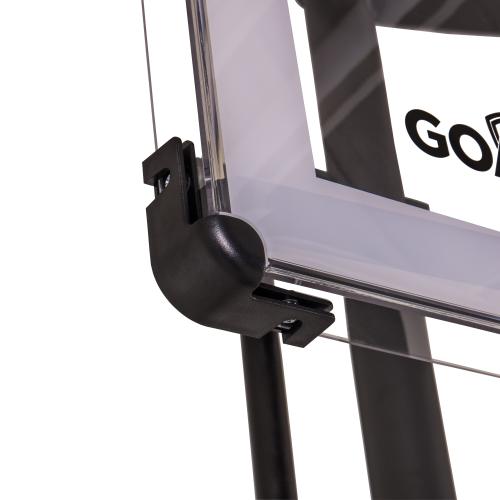 Preview: Goaliath GoTek 54 Wallmount Basketballkorb - weiss, schwarz