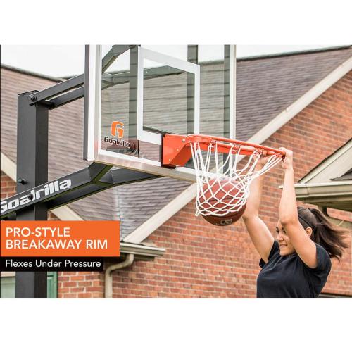Goalrilla CV72 Basketball Hoop - black, white