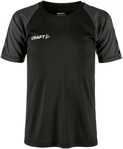 Craft TW Squad Go Contrast Jersey Jr - schwarz/granit