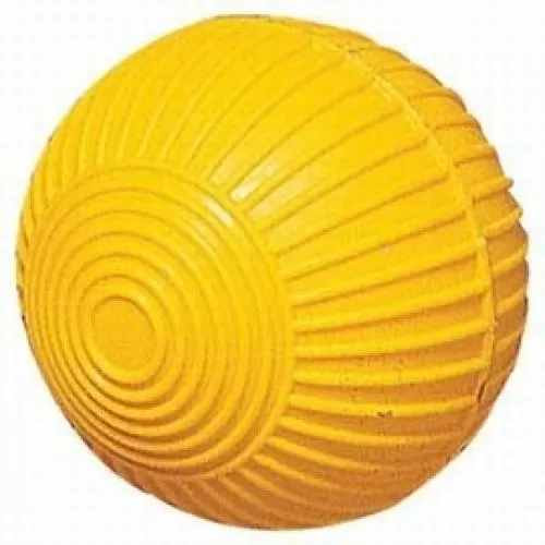 Ribbed plastic throwing ball 80 g