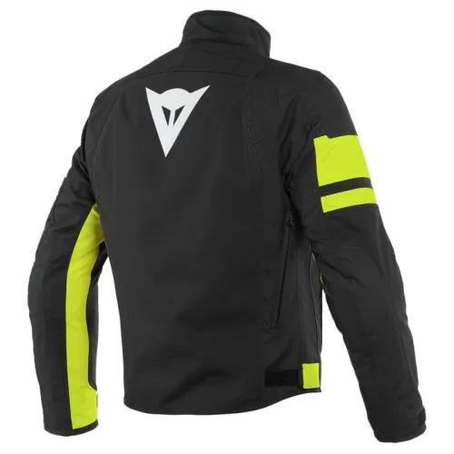 Dainese D-DRY jacket SAETTA - black-yellow fluo