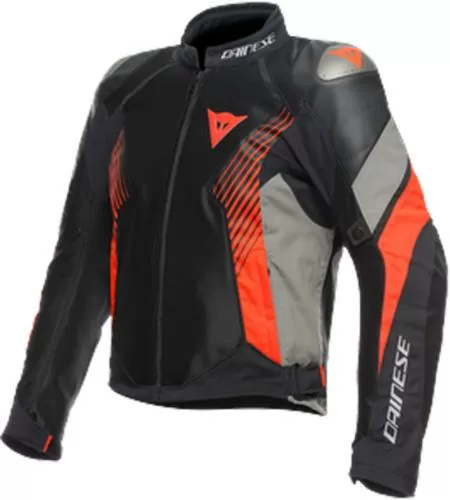 Dainese Absoluteshell Jacket Super Rider 2 - black-grey-fluo red