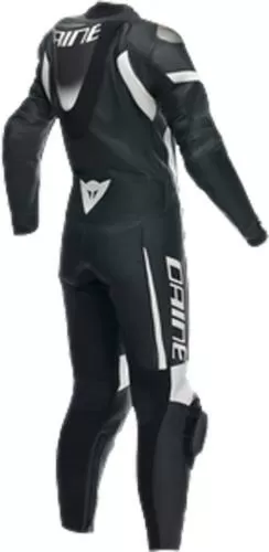 Dainese Damen Lederkombi perf. 1-tlg. Grobnik - schwarz-weiss