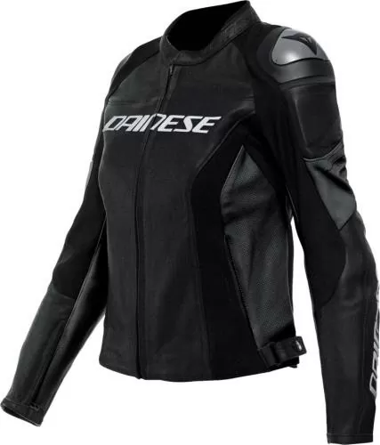 Dainese Women Leather Jacket Racing 4 - black