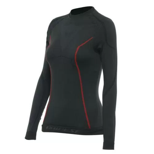 Dainese Women Functional Shirt LS Thermo - black-red
