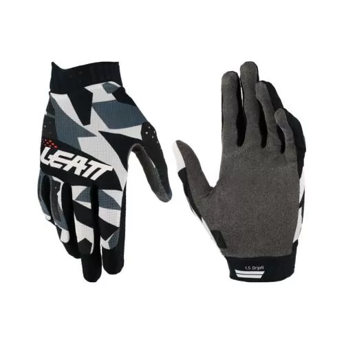 Leatt Handschuhe 1.5 GripR Camo - schwarz-grau-schwarz