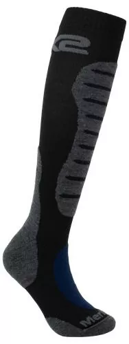 SIXS Long Socks MOT2 MERINOS black-grey
