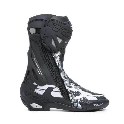TCX Boots RT-Race NBGR black-white-grey