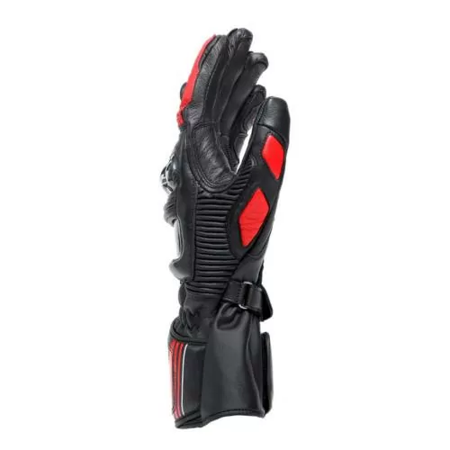 Dainese Lederhandschuhe Druid 4 - schwarz-rot-weiss