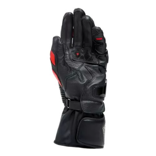 Dainese Lederhandschuhe Druid 4 - schwarz-rot-weiss