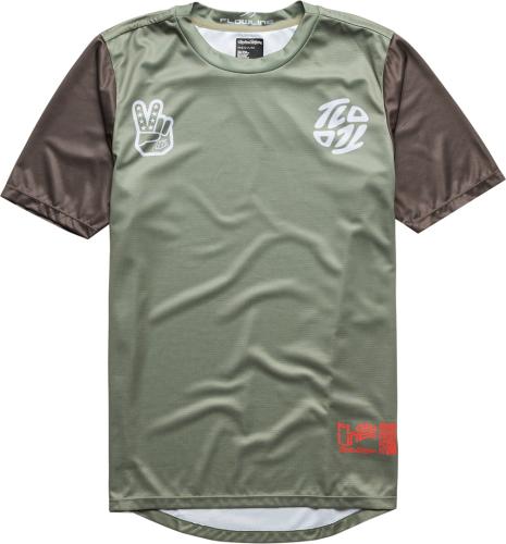 Preview: Troy Lee Designs Youth Flowline SS Jersey - olive