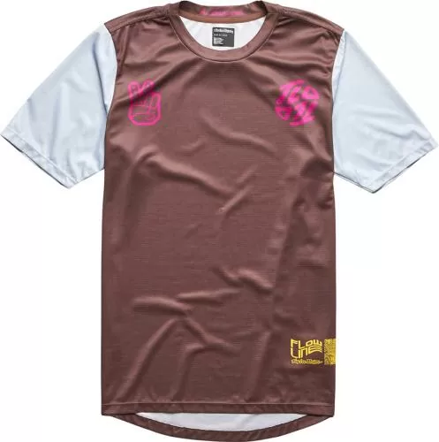 Troy Lee Designs Youth Flowline SS Jersey - braun