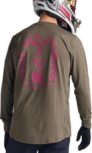 Preview: Troy Lee Designs Ruckus ls Ride Tee - Fangs olive