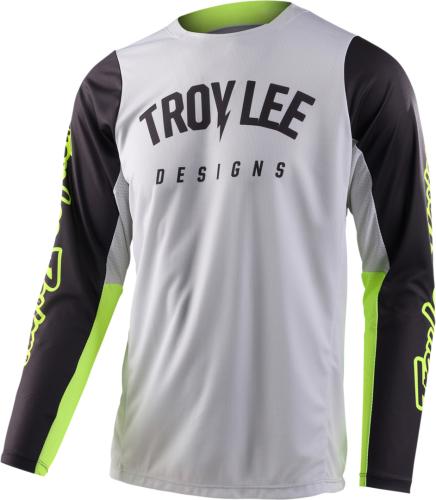 Preview: Troy Lee Designs GP PRO Jersey Boltz - grau-fluogelb