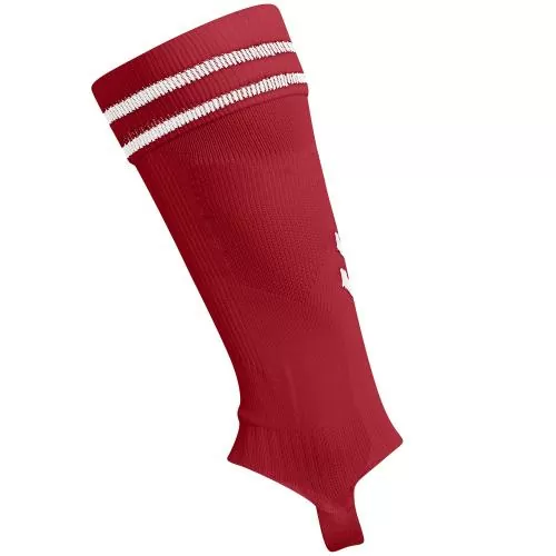 Hummel Element Football Sock Footless - true red/white