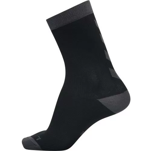 Hummel Element Indoor Sport Sock 2 Pack - black/asphalt