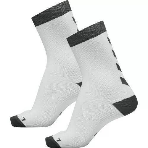 Hummel Element Indoor Sport Sock 2 Pack - white/asphalt