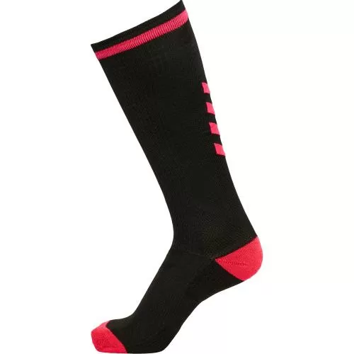 Hummel Elite Indoor Sock High - black/diva pink