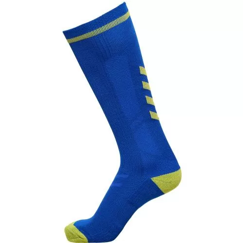 Hummel Elite Indoor Sock High - true blue/blazing yellow