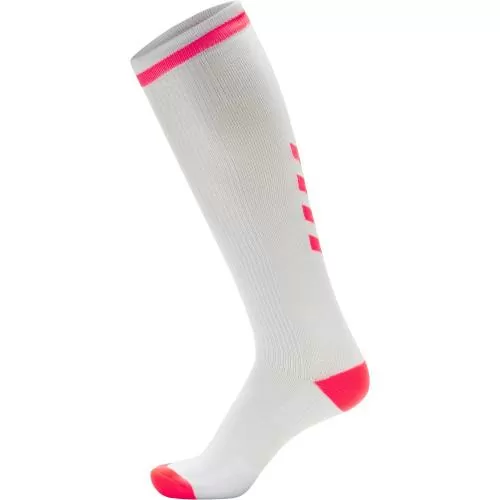 Hummel Elite Indoor Sock High - white/diva pink