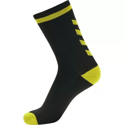 Hummel Elite Indoor Sock Low - black/blazing yellow
