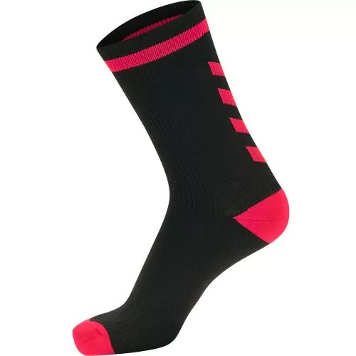 Hummel Elite Indoor Sock Low - black/diva pink