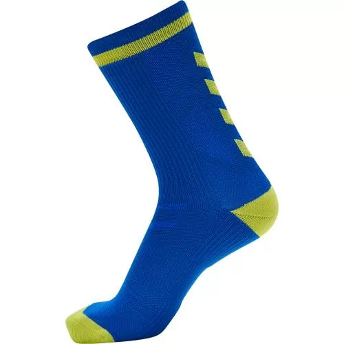 Hummel Elite Indoor Sock Low - true blue/blazing yellow