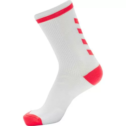 Hummel Elite Indoor Sock Low - white/diva pink