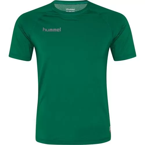 Hummel Hml First Performance Kids Jers S/S - evergreen