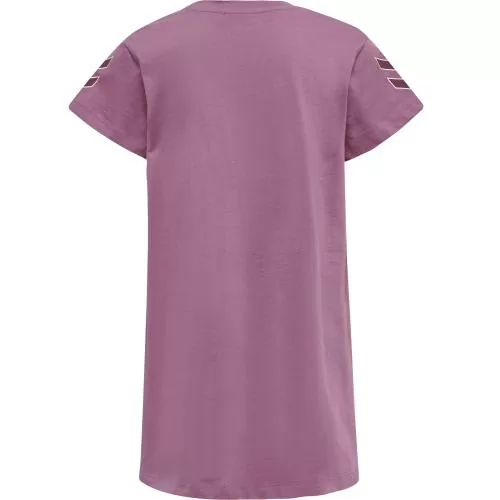 Hummel Hmlarchitecture T-Shirt Dress S/S - bordeaux