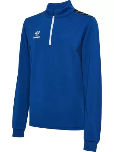 Hummel Hmlauthentic Half Zip Sweat Kids - true blue