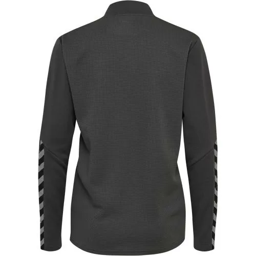Hummel Hmlauthentic Half Zip Sweatshirt Woman - asphalt