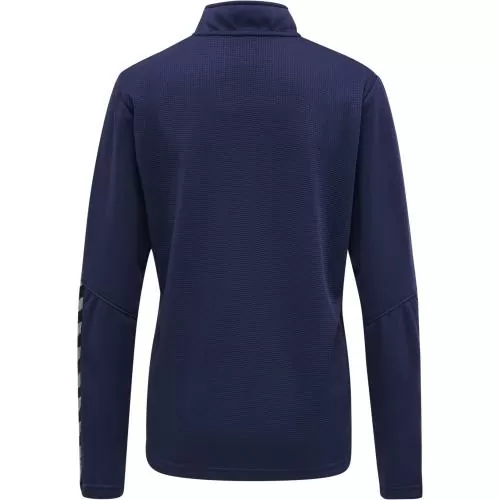 Hummel Hmlauthentic Half Zip Sweatshirt Woman - marine