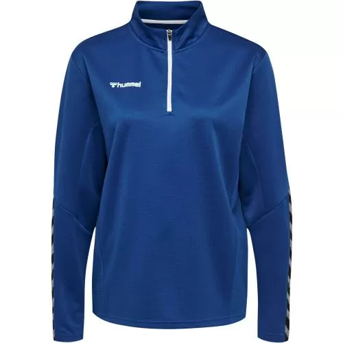 Hummel Hmlauthentic Half Zip Sweatshirt Woman - true blue