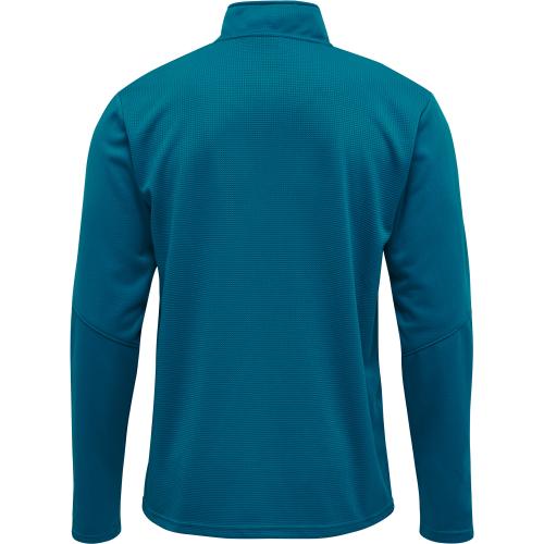 Preview: Hummel Hmlauthentic Kids Half Zip Sweatshirt - celestial