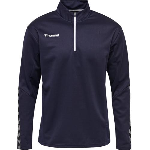 Preview: Hummel Hmlauthentic Kids Half Zip Sweatshirt - marine
