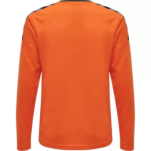 Hummel Hmlauthentic Kids Poly Jersey L/S - tangerine