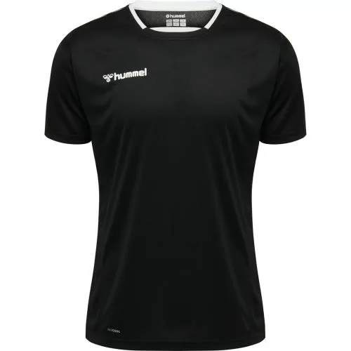 Hummel Hmlauthentic Kids Poly Jersey S/S - black/white
