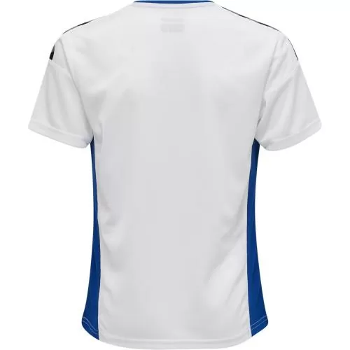 Hummel Hmlauthentic Kids Poly Jersey S/S - white/true blue