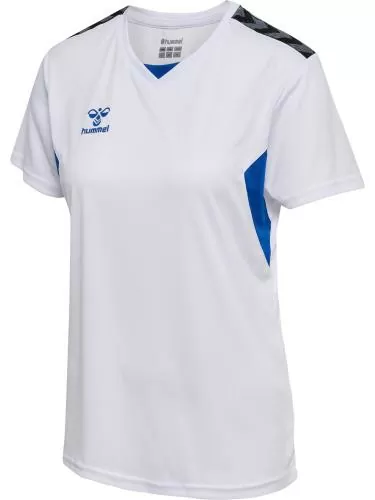 Hummel Hmlauthentic Pl Jersey S/S Woman - white/true blue