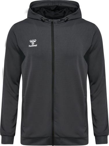 Preview: Hummel Hmlauthentic Pl Zip Hoodie - asphalt