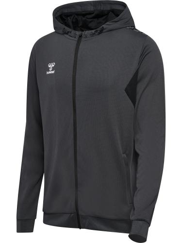 Preview: Hummel Hmlauthentic Pl Zip Hoodie - asphalt