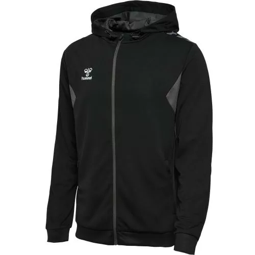 Hummel Hmlauthentic Pl Zip Hoodie - black