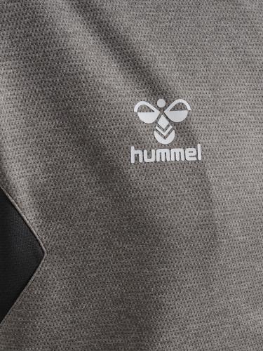 Preview: Hummel Hmlauthentic Pl Zip Hoodie - grey melange