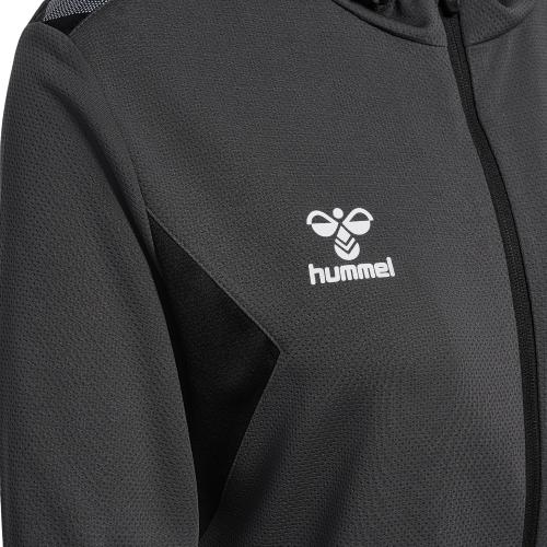 Preview: Hummel Hmlauthentic Pl Zip Hoodie Woman - asphalt