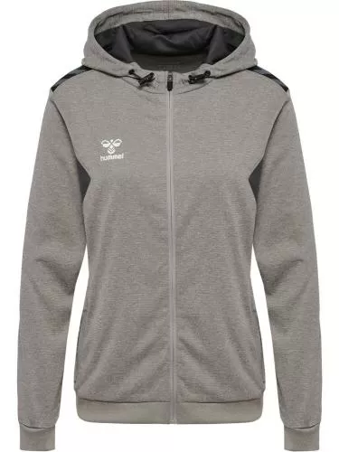 Hummel Hmlauthentic Pl Zip Hoodie Woman - grey melange